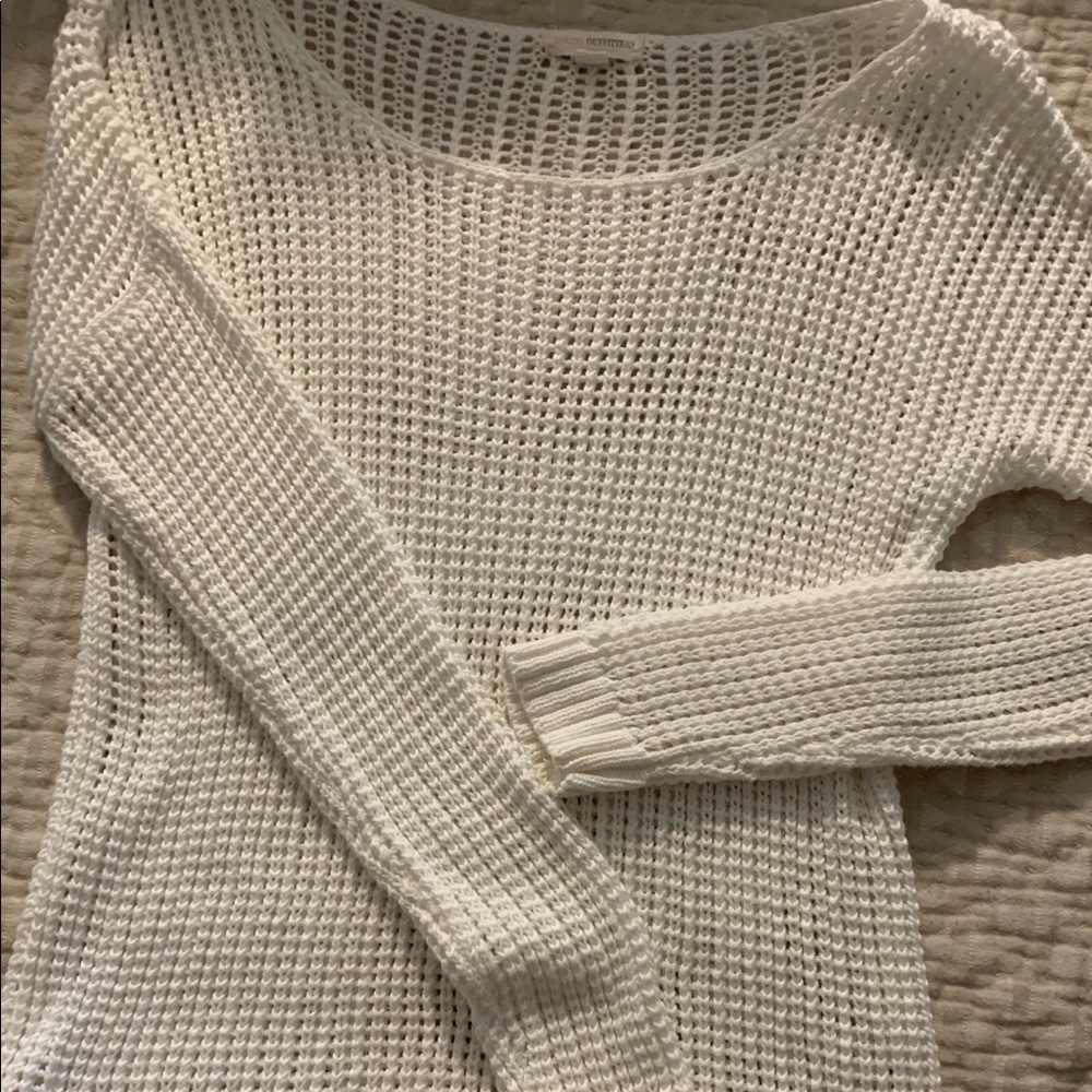 Two light sweaters, one button up.  Will bundle
